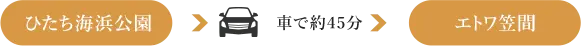 グランピングへの経路