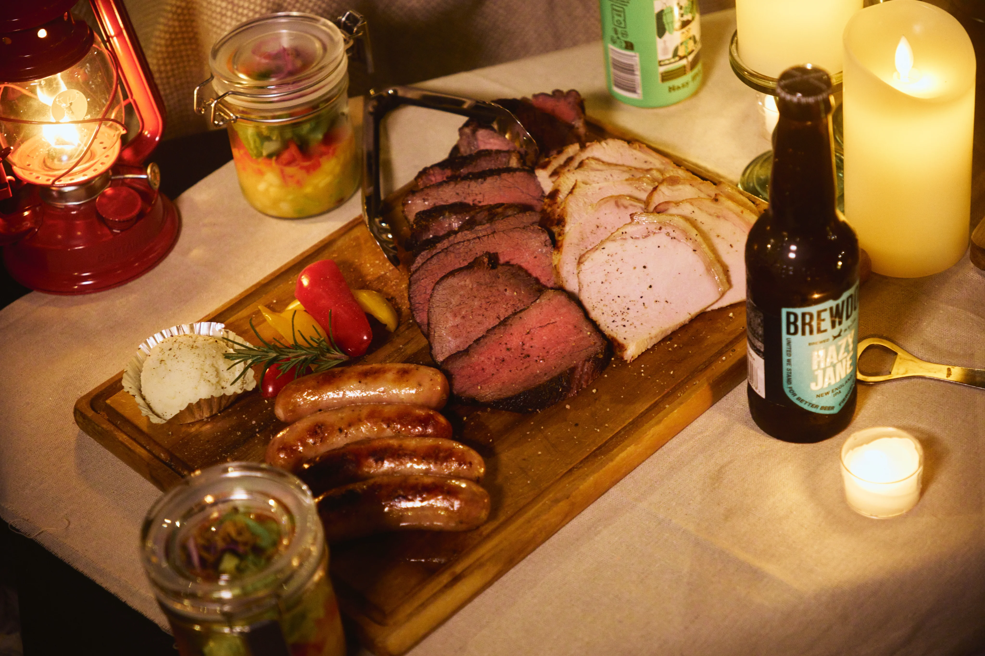 BBQディナーの食材