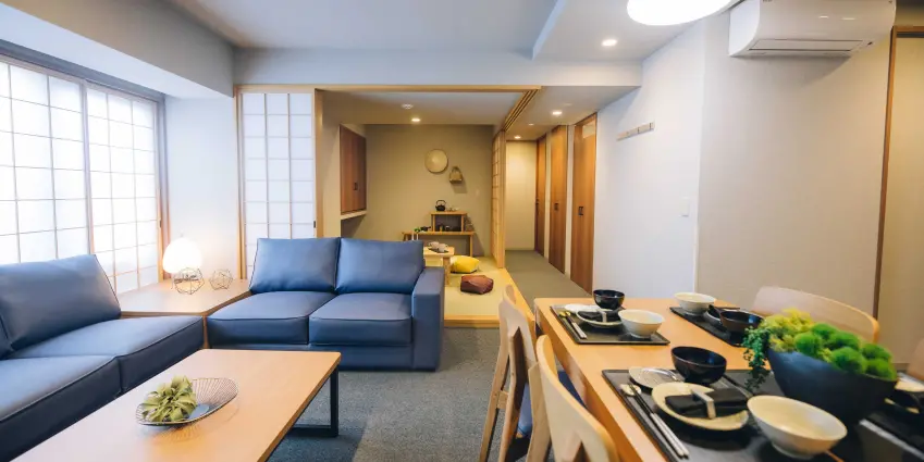 アパートメントホテル『MIMARU SUITES 京都四条』の客室