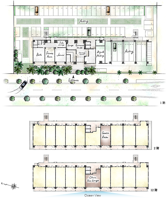 敷地配置イラスト