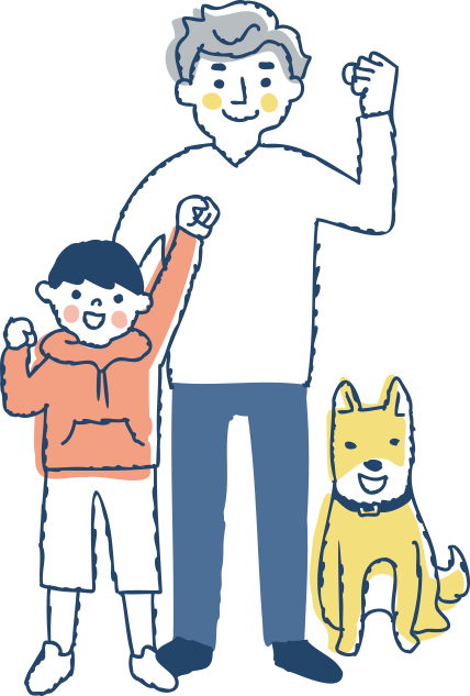 家族のイラスト