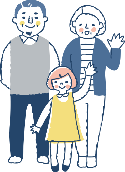 家族のイラスト