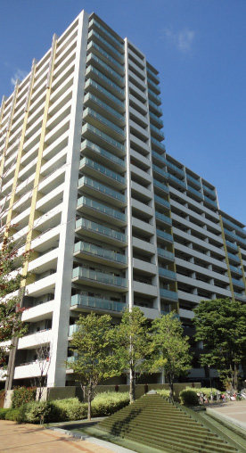 マンション街区「レジデンス」（平成22年10月撮影）