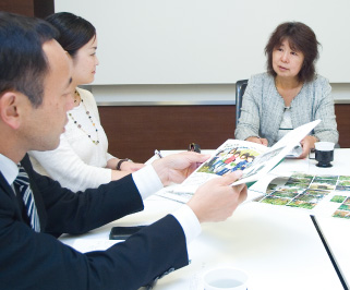 インタビュー風景（平成22年10月撮影