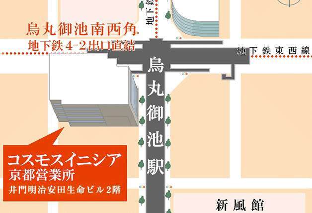 京都営業所 地図