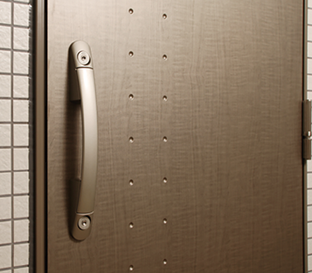 開閉しやすいプッシュプルドアハンドル