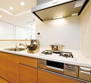 オープンカウンターキッチン