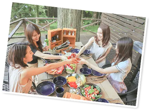 笠間で「スキ」を探す旅 グランピングイメージ２