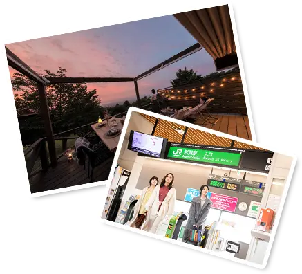 笠間で「スキ」を探す旅 グランピングイメージ１