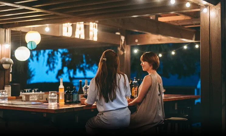 贅沢な大人のバー空間