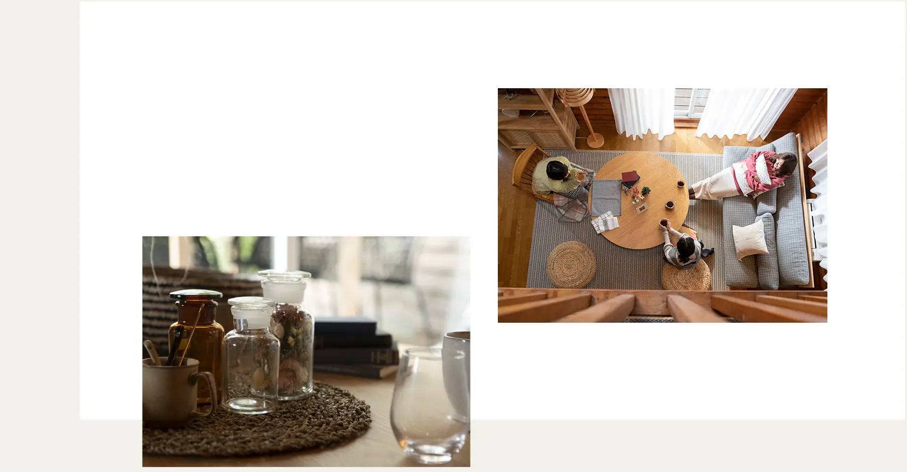 自然の中のログハウス　グランピングイメージ