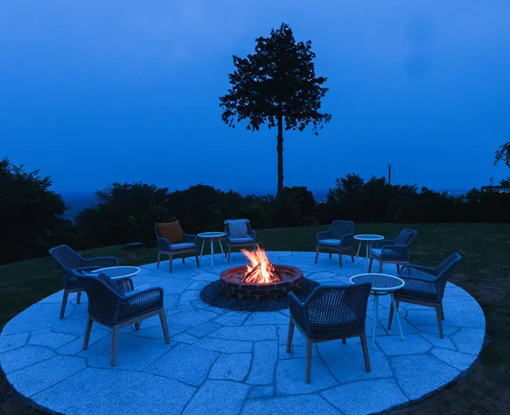 ファイヤープレイス グランピングイメージ