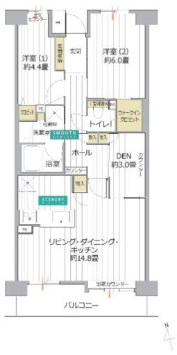 マンションの間取りを徹底解説 ライフスタイル実現の基本ガイド コスモスイニシアの暮らしメディア Kurashiba