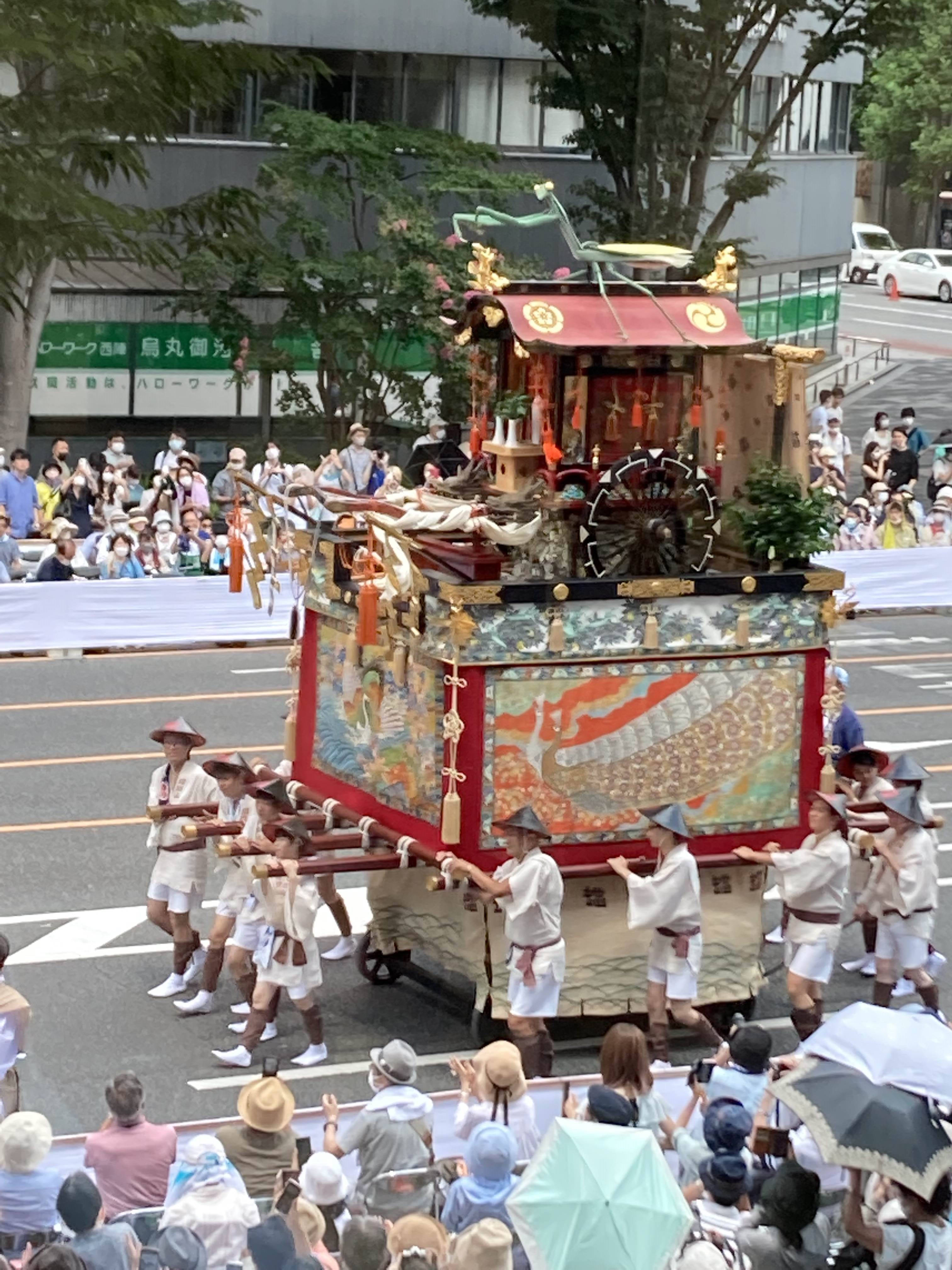 祇園祭りの様子(2022年7月)