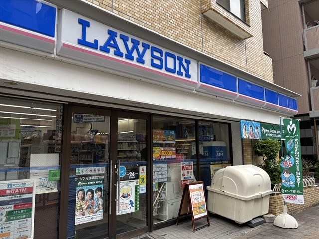 ローソン　元浅草三丁目店（2025年10月撮影）／徒歩2分・約156m