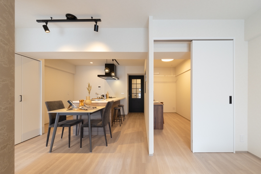 【リビング】廊下をコンパクトに。効率の良い間取りです。(2025年12月)