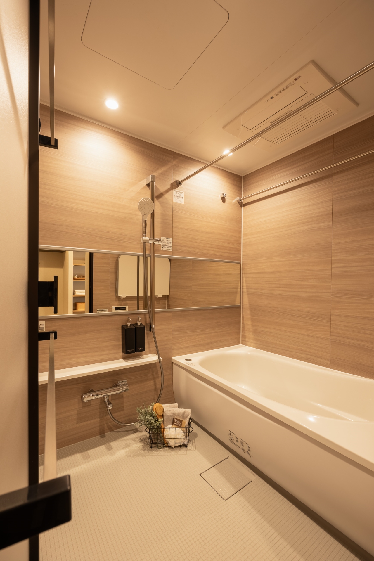 【浴室】ウルトラファインバブルのお湯が、水回りのお掃除負担を軽減。美肌・美髪効果も確認されています。(2025年12月)