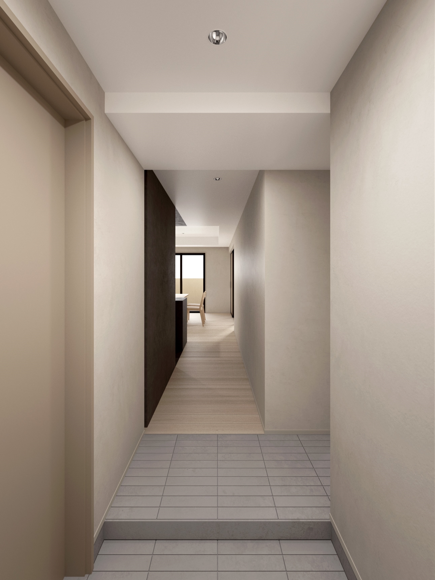 【玄関】（完成予想CG）(2025年12月)