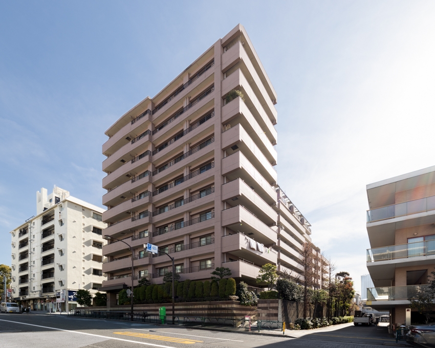 【外観】総戸数82戸、11階建て。(2026年2月)