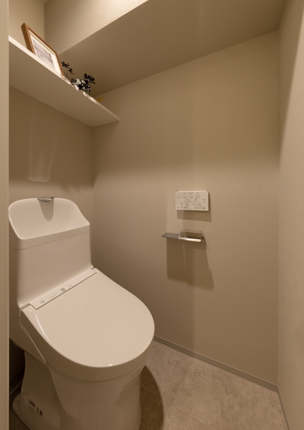 【トイレ】ふちなしトイレでお手入れ簡単です。(2026年3月)