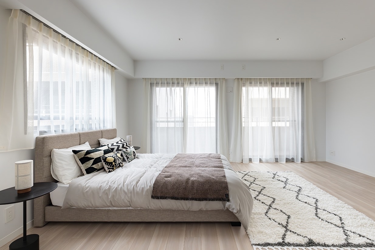 【居室】現在シェアウォールは設置しておりません。洋室（１）＋洋室（３）合わせて約12.5帖。(2026年4月)