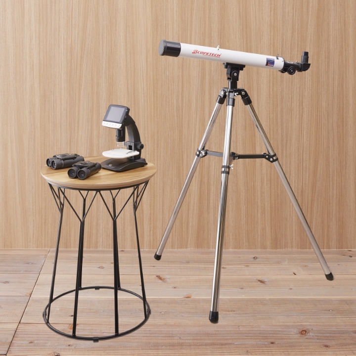 天体望遠鏡や顕微鏡をシェア