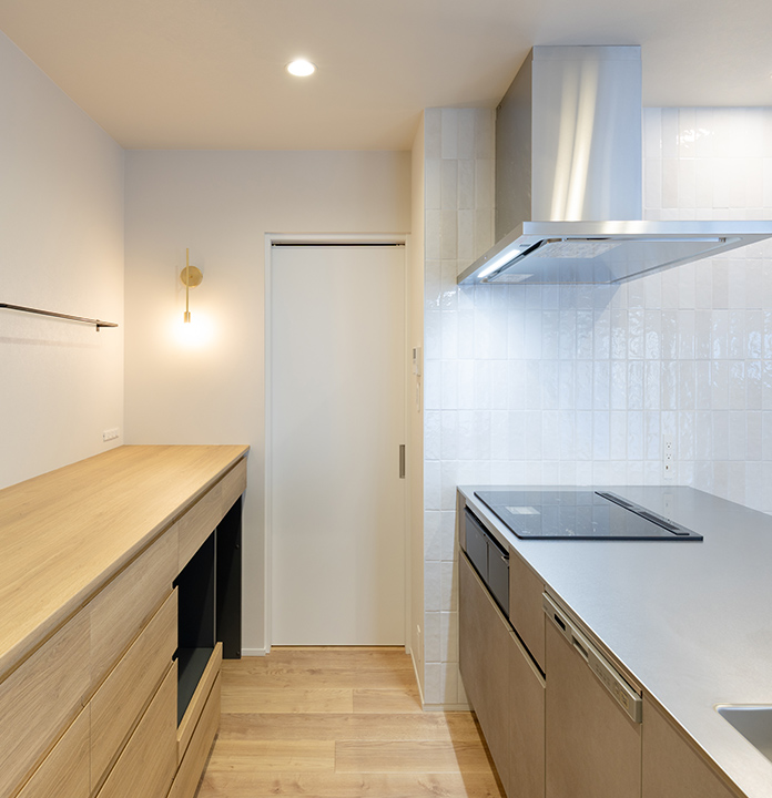 ダイニングとキッチンとリビング