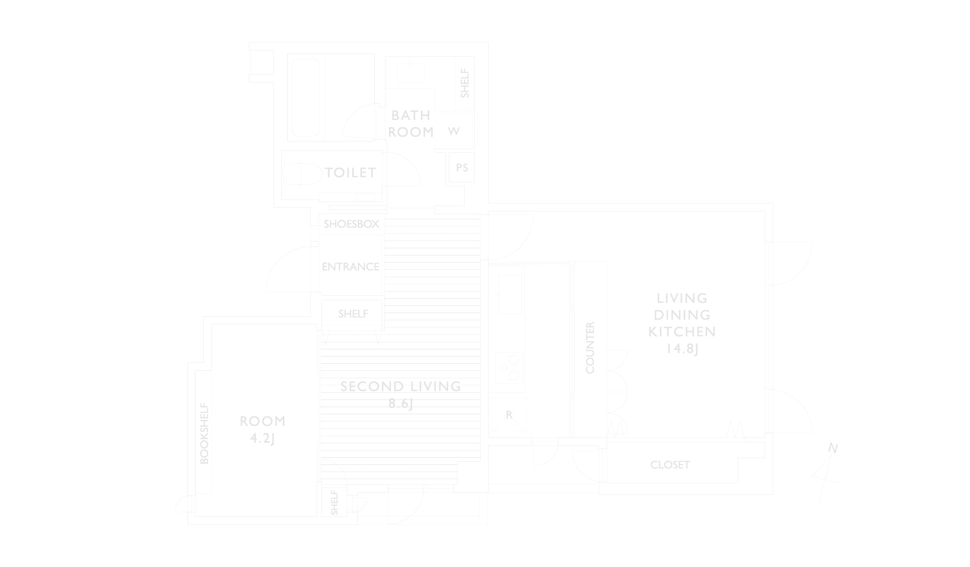 物件の間取り図