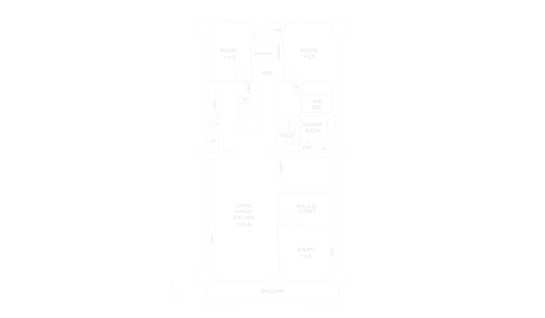 ルネ吉祥寺の間取り図