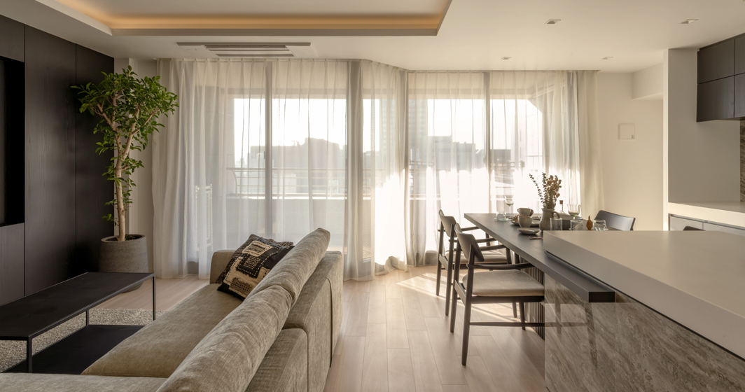 グランクール河原町二条のリビング・ダイニング・キッチン