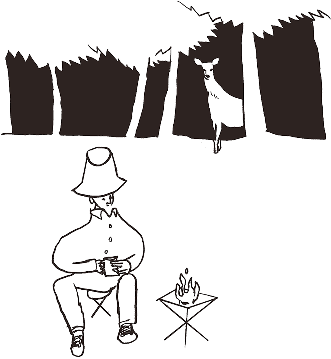 つなぐこと。のイラスト画像