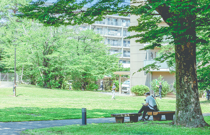 「ひばりが丘エリアマネジメント街区内」（2024年6月撮影）