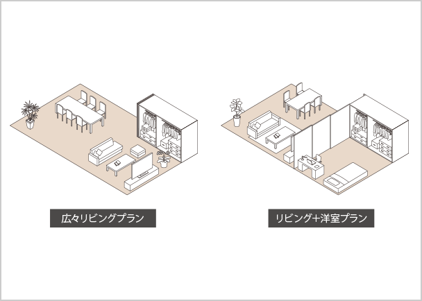 スライドウォール使用例概念図