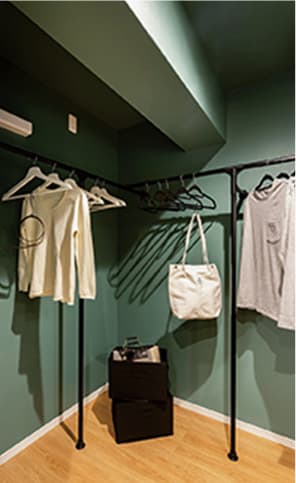 販売時のウォークインクロゼット（※1）※1.2020年12月撮影