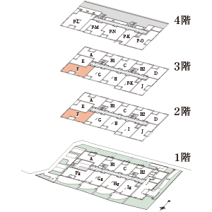 F type フロア概念図