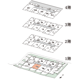 Gg type フロア概念図