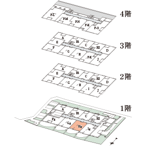 Hg type フロア概念図