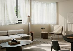 Hタイプ リビング・ダイニング・洋室(2)完成予想CG(2階)