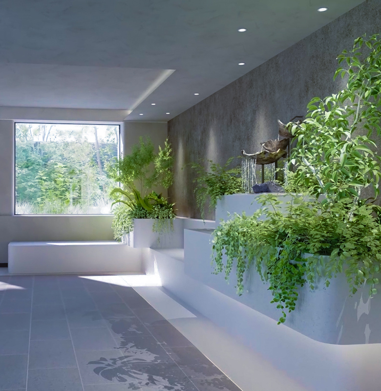 ラウンジ完成予想CG