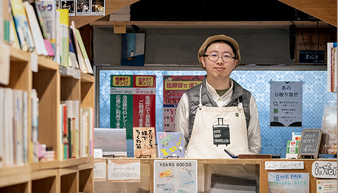 BOOKSHOP TRAVELLE店内