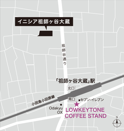 LOWKEYTONE COFFEE STAND 周辺地図