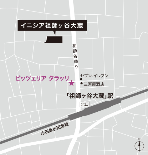 ピッツェリア タラッリ 周辺地図