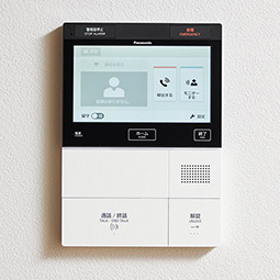 録画機能付きカラーTVモニターインターホン 写真