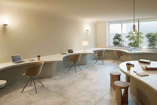 ラウンジ完成予想CG