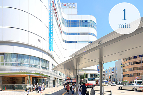 調布PARCO（徒歩2分/約120m）