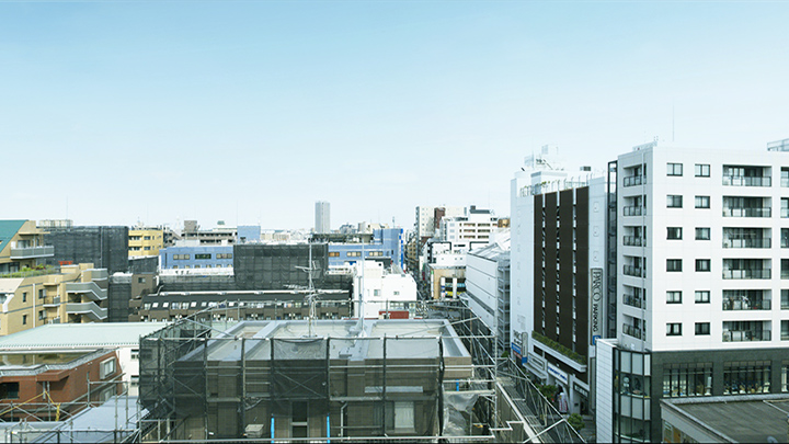 9階Atypeバルコニー（東方向）からの眺望写真