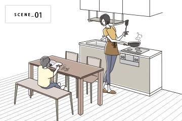 すぐそこキッチン概念図