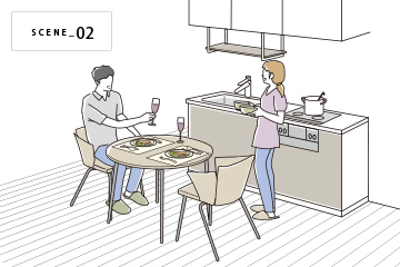 すぐそこキッチン概念図