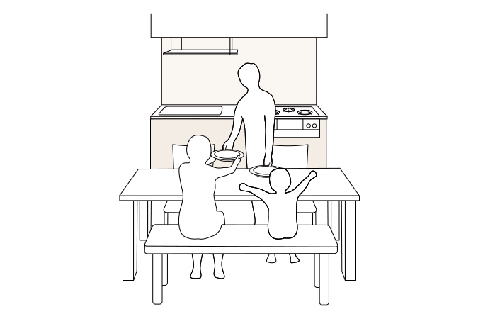 すぐそこキッチン概念図