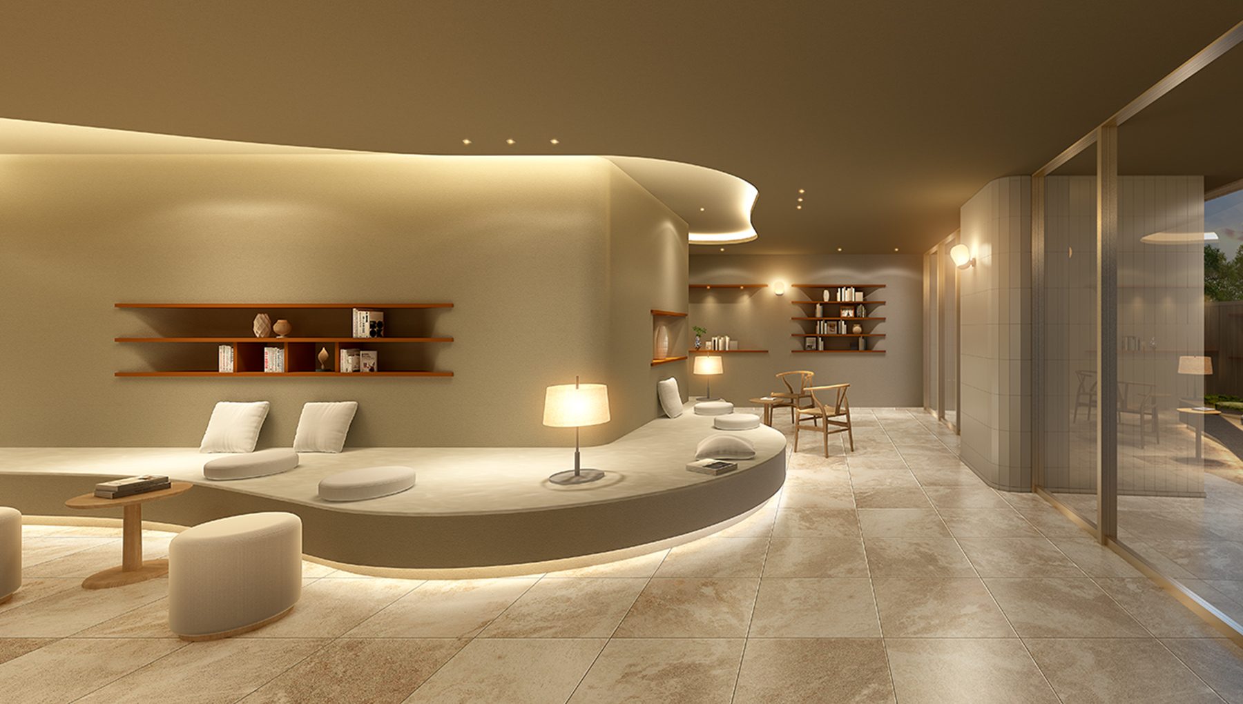 エントランスホール完成予想CG